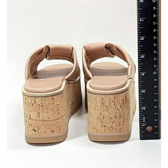 Ferragamo Women's Engracia Platform Slide Sandals in Rosa Size 7 C (MSRP $695) - Picture 9 of 11